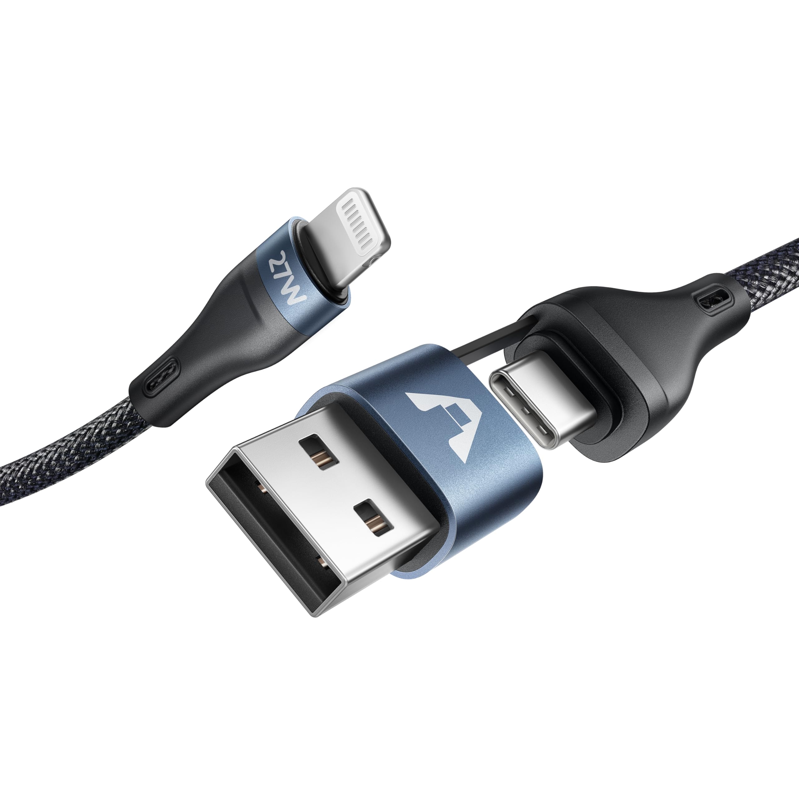 Amazon.co.jp: 2in1 iPhone 充電ケーブル 2M 1本 USB CまたはUSB A